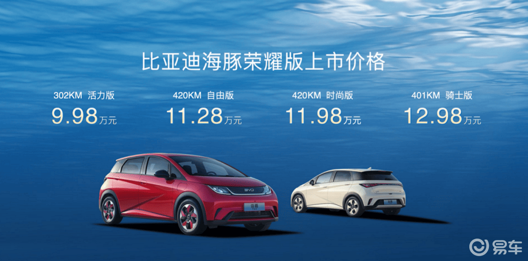 9.98万起！比亚迪海豚荣耀版上市 打响降价第二枪.